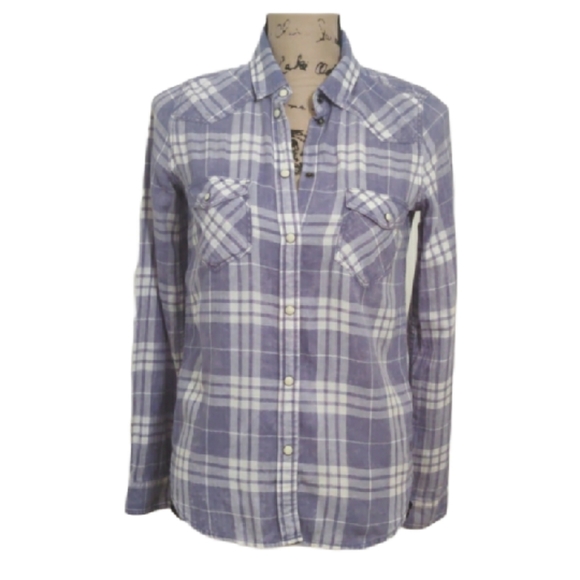 American Eagle Outfitters Tops - 🎈AE Vintage Boyfriend Shirt, EUC, Sz XS